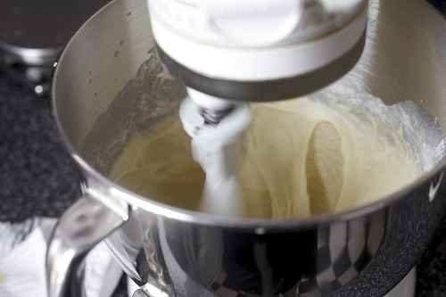 beat with the paddle attachment