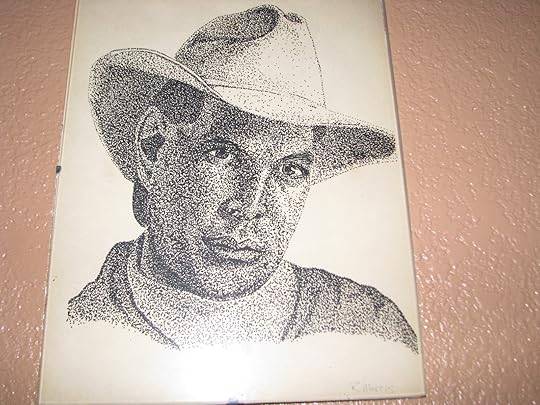 I drew this during my Garth Brooks period