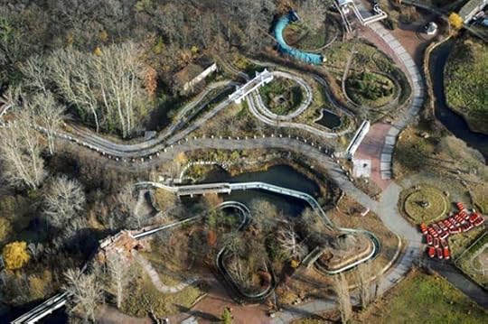 Aerial view of abandoned Spreepark Plänterwald, Berlin, Germany on MSN-Germany.