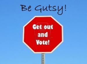 VOTE BE GUTSY BADGE