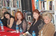 (L-R) Nina Hartley, Laurie Holmes, Kitten Natividad, Kay Parker, Rhonda Jo Petty