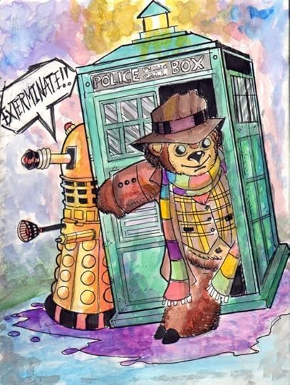 Dr Who Teddy Bear by Dan Nokes