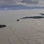 An aerial shot of the three islets located off Talim Island in Manila's Laguna Lake. To the right is Malahi, the former site of a notorious US Army prison that was established in 1902. The Malahi facility was abandoned in 1905 after it was destroyed during a violent typhoon. To the far left is Bunga Islet, called Deadman's Island by the Americans as it was the location of the prison's cemetery.