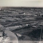 Portions of Manila burned by insurgents.