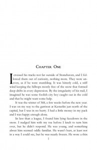 Option 3 - title font drop cap