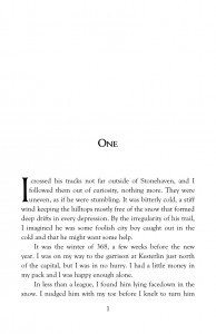 Option 8 - another body font option (disregard drop cap)