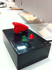 The launch button