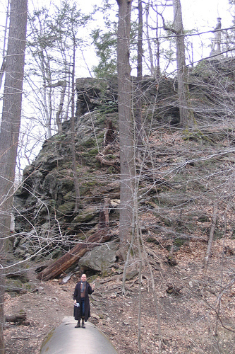 She sat up there at the top.