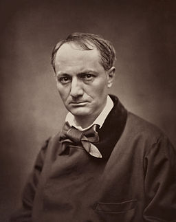 The poet Charles Baudelaire (photo by Étienne Carjat, ca. 1862, from Wikimedia commons)
