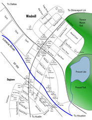 Windmill TX Map