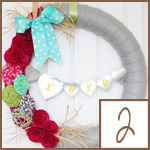 DIY Valentine's Day Wreaths