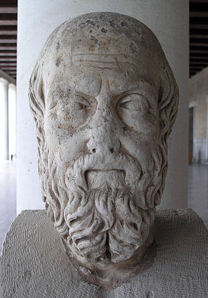 Bust of Herodotus. 2nd century AD. Roman copy ...