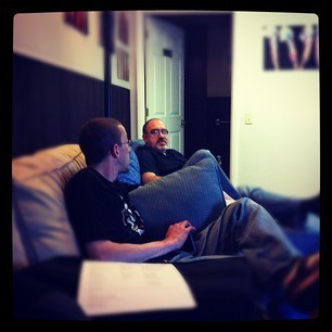 Me and Jeff (photo by Matt Blazi)