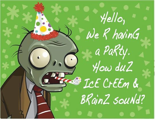 zombies, brains, food, dieting, apocalypse diet, party, end of the world