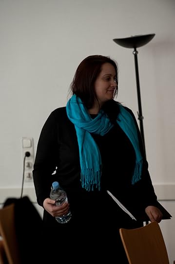 This is me at choir rehearsal in '09. 