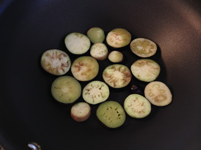 Pre-cook the eggplant