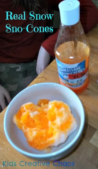 Homemade Snow Cones from Snow how do you make syrup?