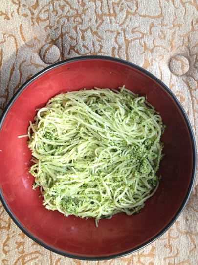 vegan raw broccoli pesto