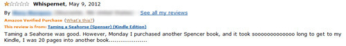 sea horse 1 star On idiot reviews
