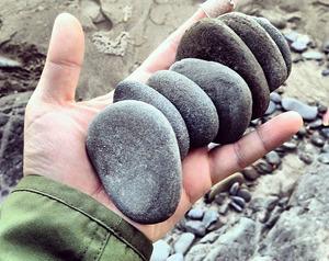 Skipping stones is one way to write a novel. No, really.