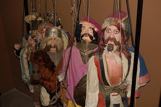 Sicilian marionettes depict one of the Roland legends (photo by Tim Heath).
