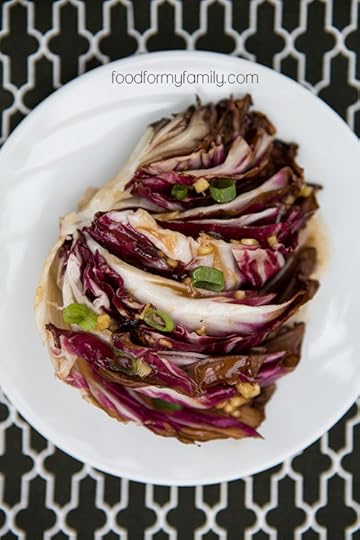 Grilled Radicchio with Honey Ginger Dressing via FoodforMyFamily.com