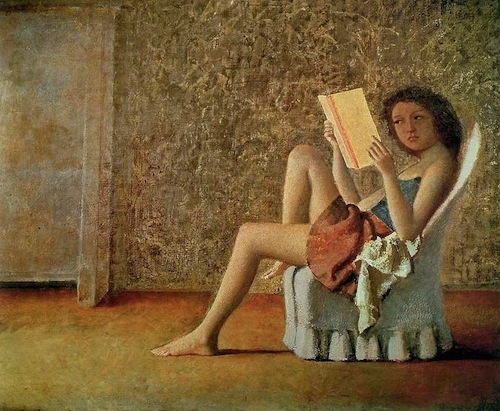 Balthus (1908-2001) Katia lisant