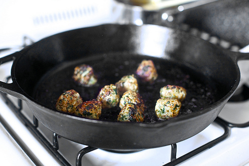 frying and spattering, ow