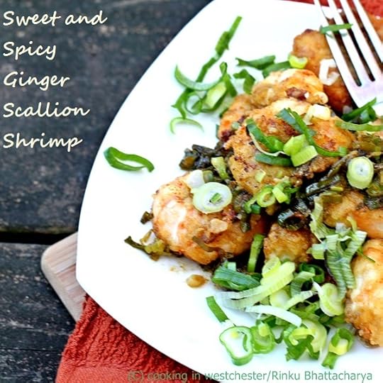 Sweet and Spicy Ginger Scallion Shrimp