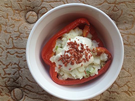 mashed potato stuffed pepper