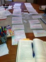 Breaking down the book into an outline for the musial