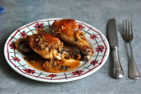 Roasted chicken with lemon and oregano