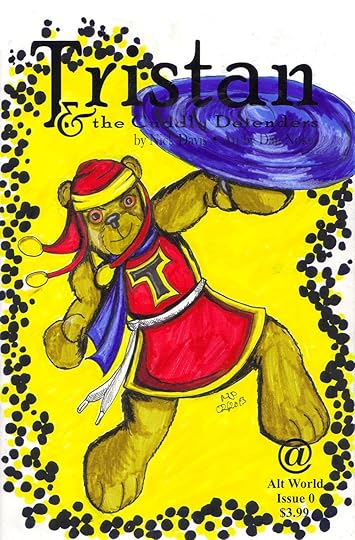 Tristan & the Cuddly Defender Sketch Cover Issue by Nick Davis