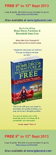 How To Get Free Stuff ~ Free ebook promotion