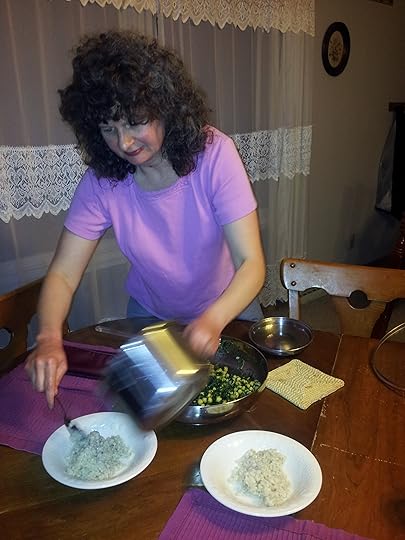 Kim serving barley