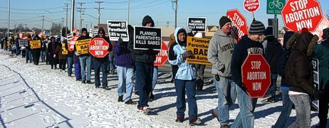 There are way too many penises in this picket line.