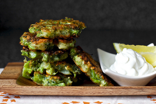 broccoli parmesan fritters