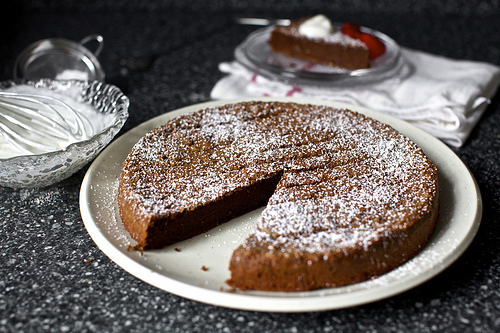 chocolate buckwheat cake
