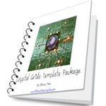 Crystal Grid Templates 150px 50,000 Fans Super Sale!