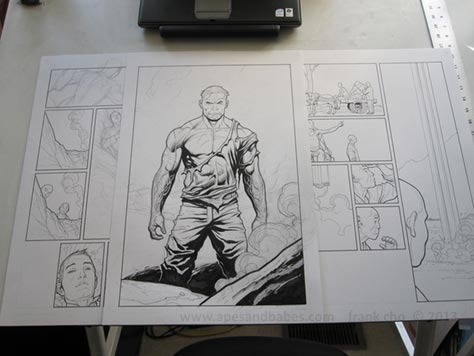 Dragon Lines by Frank Cho