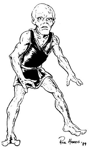 A Drobate (The 'moon men' of myth.)