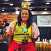 Princess Peach is a Geek Girl Con volunteer