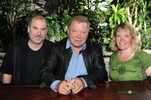 William Shatner with John and Geri Everson