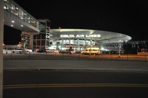 Delta Terminal 3 at JFK early Thursday morning