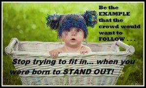 Stop trying to fit in
