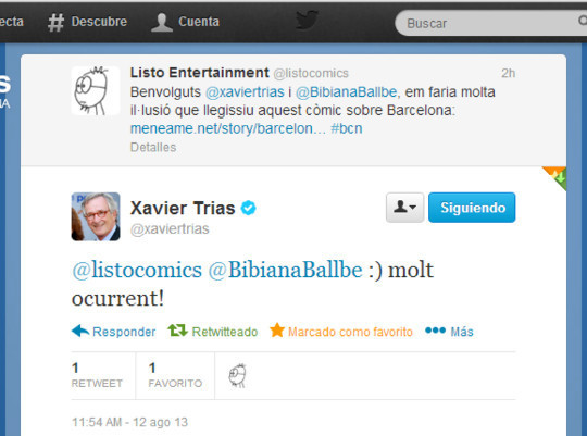 La sonrisa de Xavier Trias.