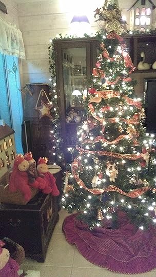 Magic Dragons watching over our tree.
