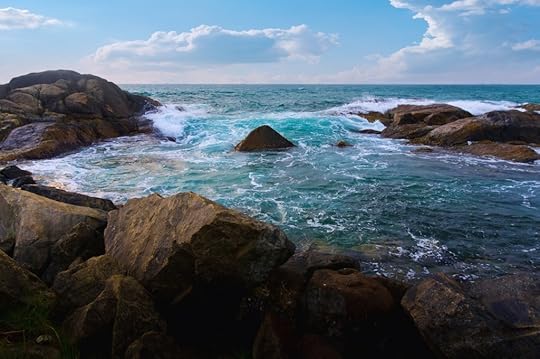 Waves On Rocky Beach from stock.xchng