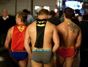 Three sets of cute buns.