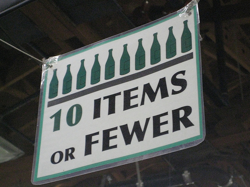 10 ITEMS OR FEWER